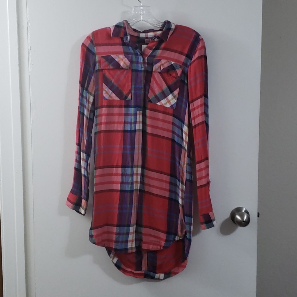 Flannel Tshirt Dress